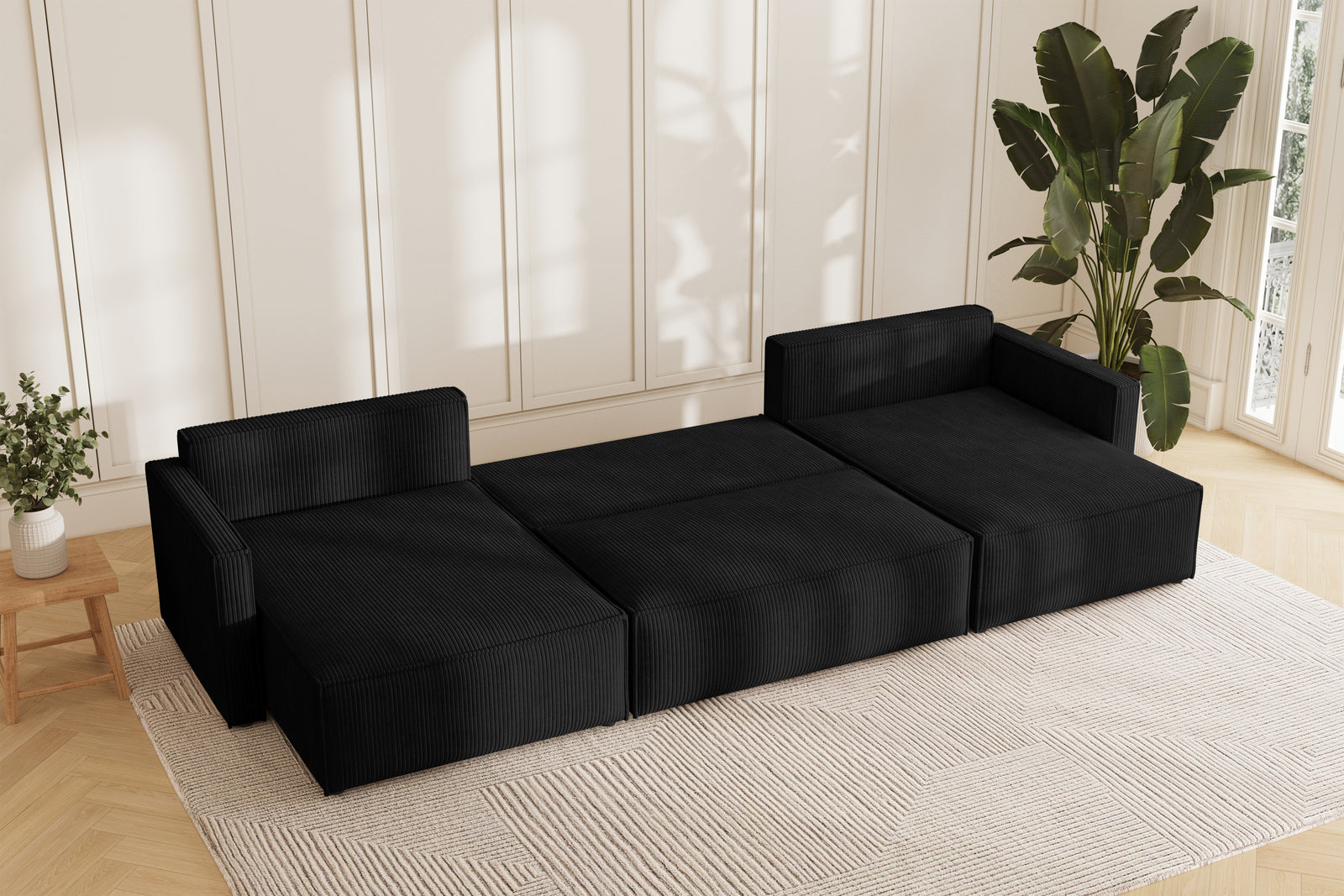 Karlo Sovesofa U XL - Velvet Black