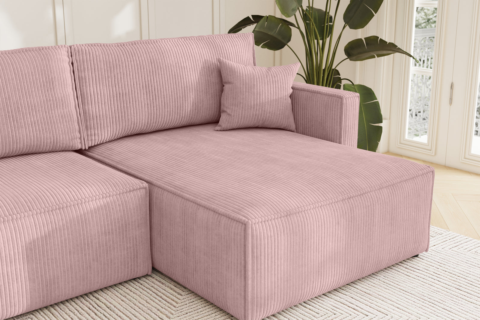 Karlo Sovesofa U XL - Velvet Rose