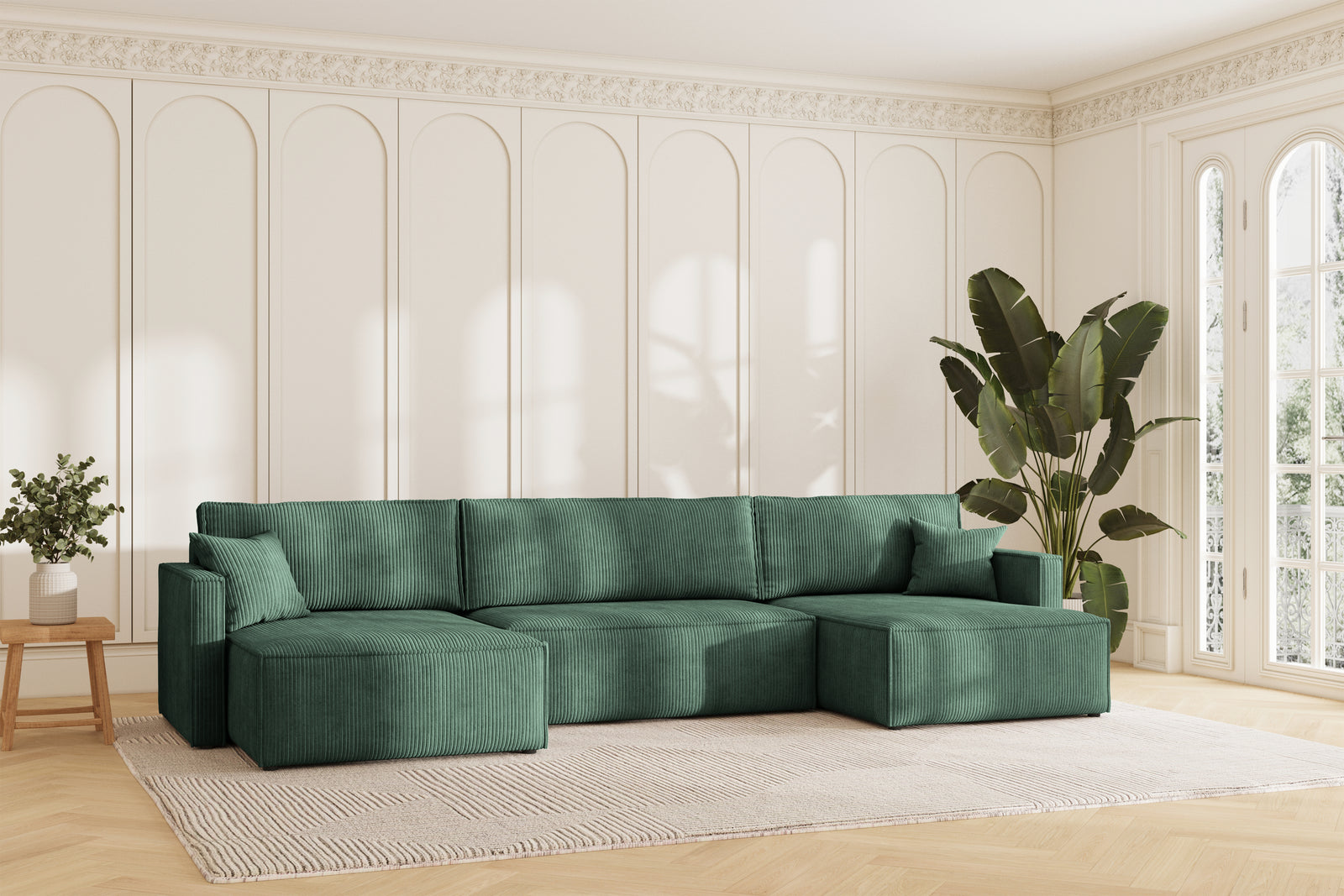 Karlo Sovesofa U XL - Velvet Green