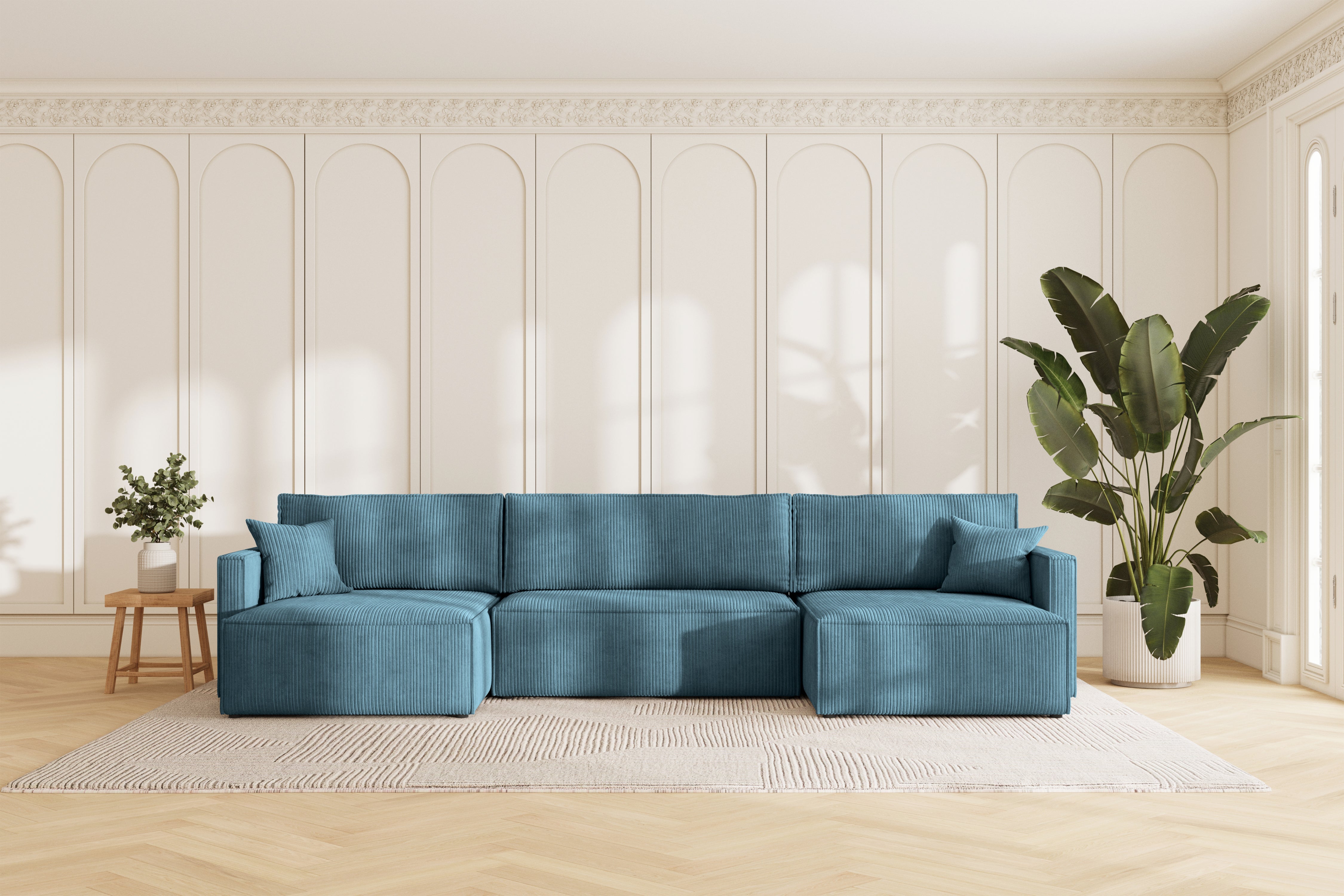 Karlo Sovesofa U XL - Velvet Blue