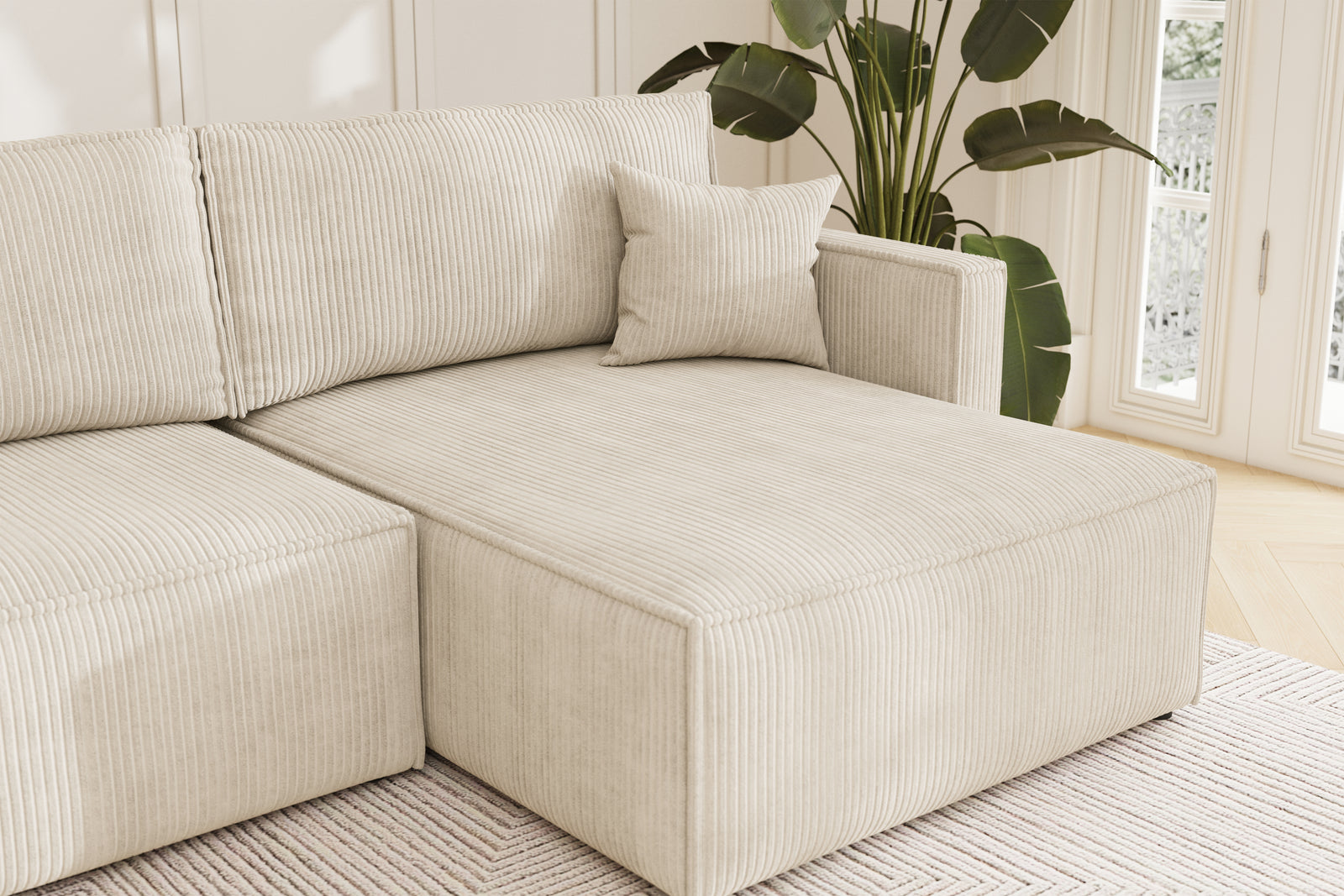 Karlo Sovesofa U XL - Velvet Ivory