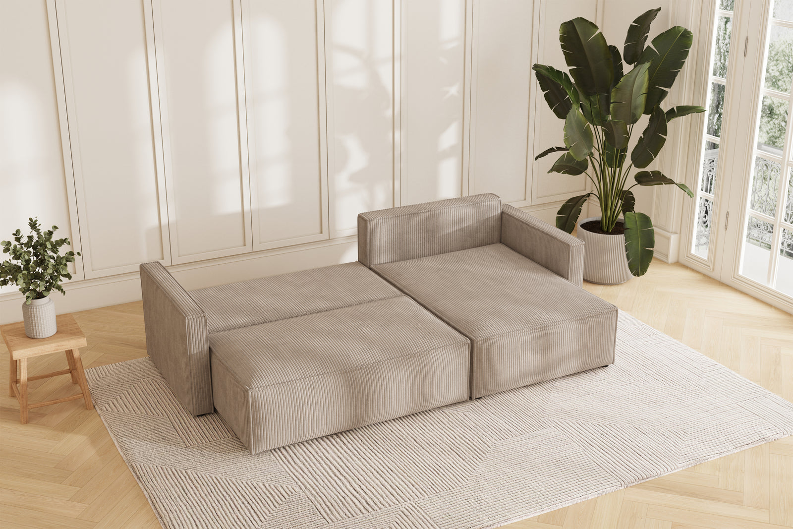 Karlo Sovesofa L XL - Velvet Beige