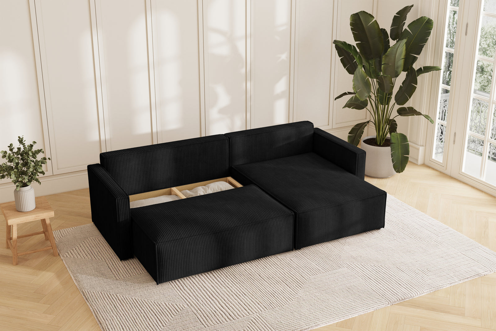 Karlo Sovesofa L XL - Velvet Black
