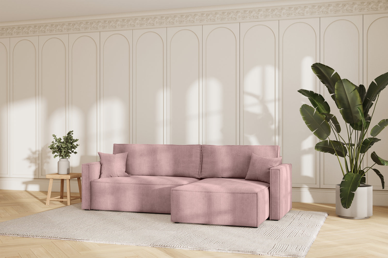 Karlo Sovesofa L XL - Velvet Rose