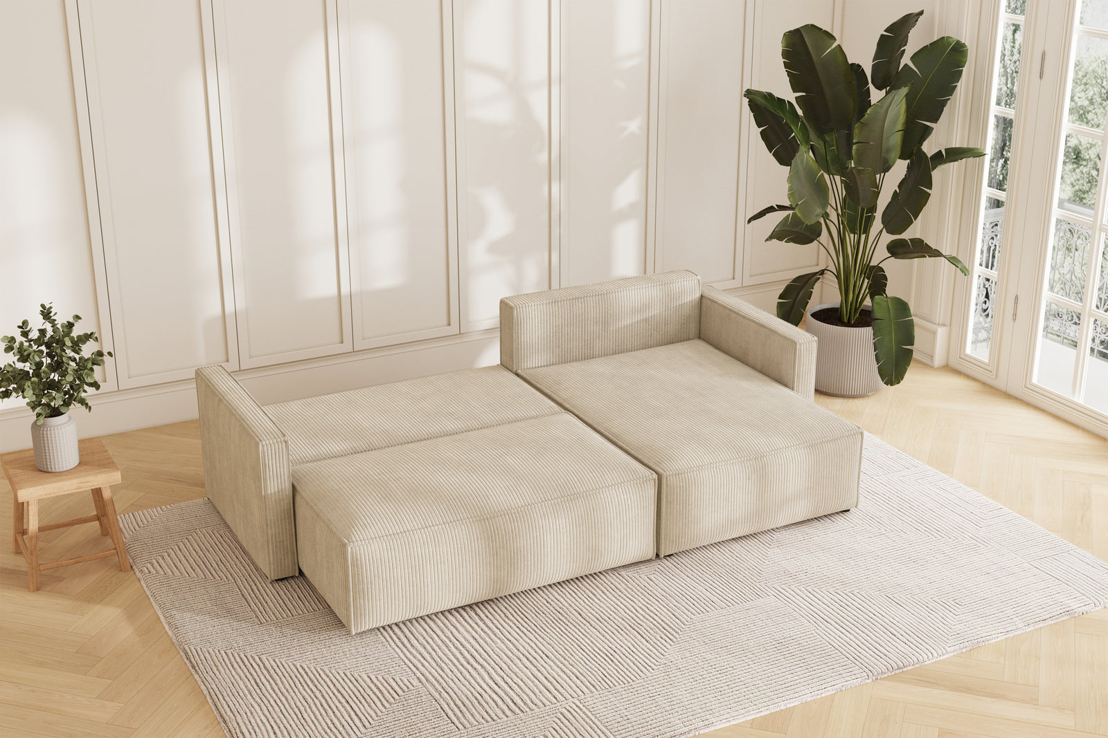 Karlo Sovesofa L XL - Velvet Ivory