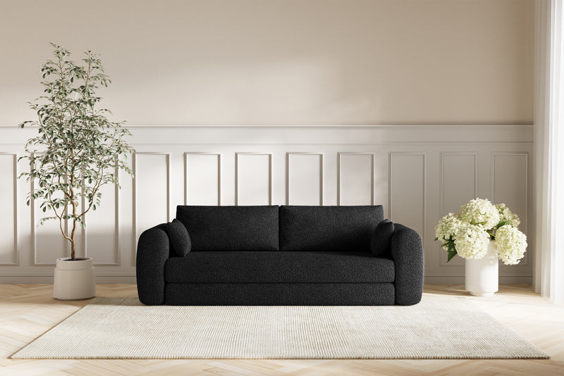Lea Sovesofa - Bouclé Black