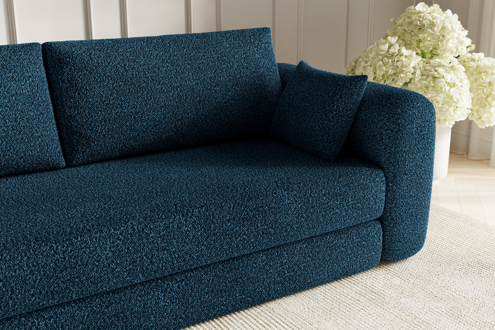 Lea Sovesofa - Bouclé Deep Blue