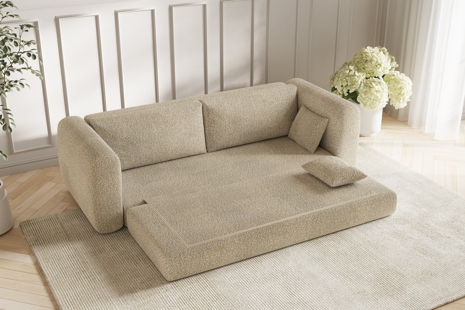 Lea Sovesofa - Bouclé Sand