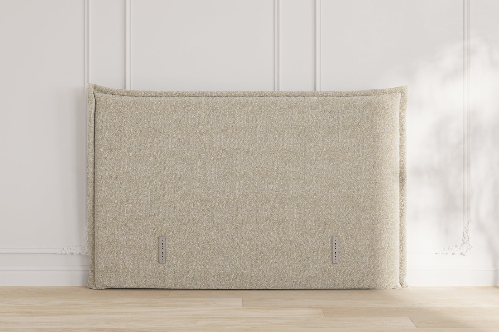 Cleo gavl - bouclé beige - 180x120
