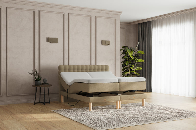 SÖVNN Naja Elevationsseng - 140x200 - Sand