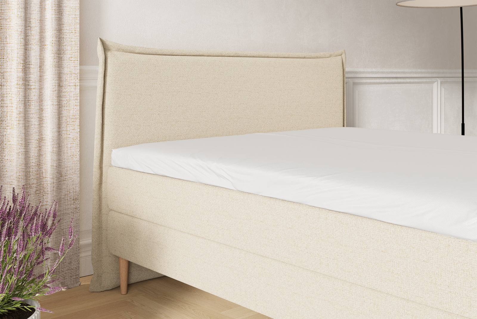 SÖVNN Nala Kontinentalseng - 180x200 - Lys Beige