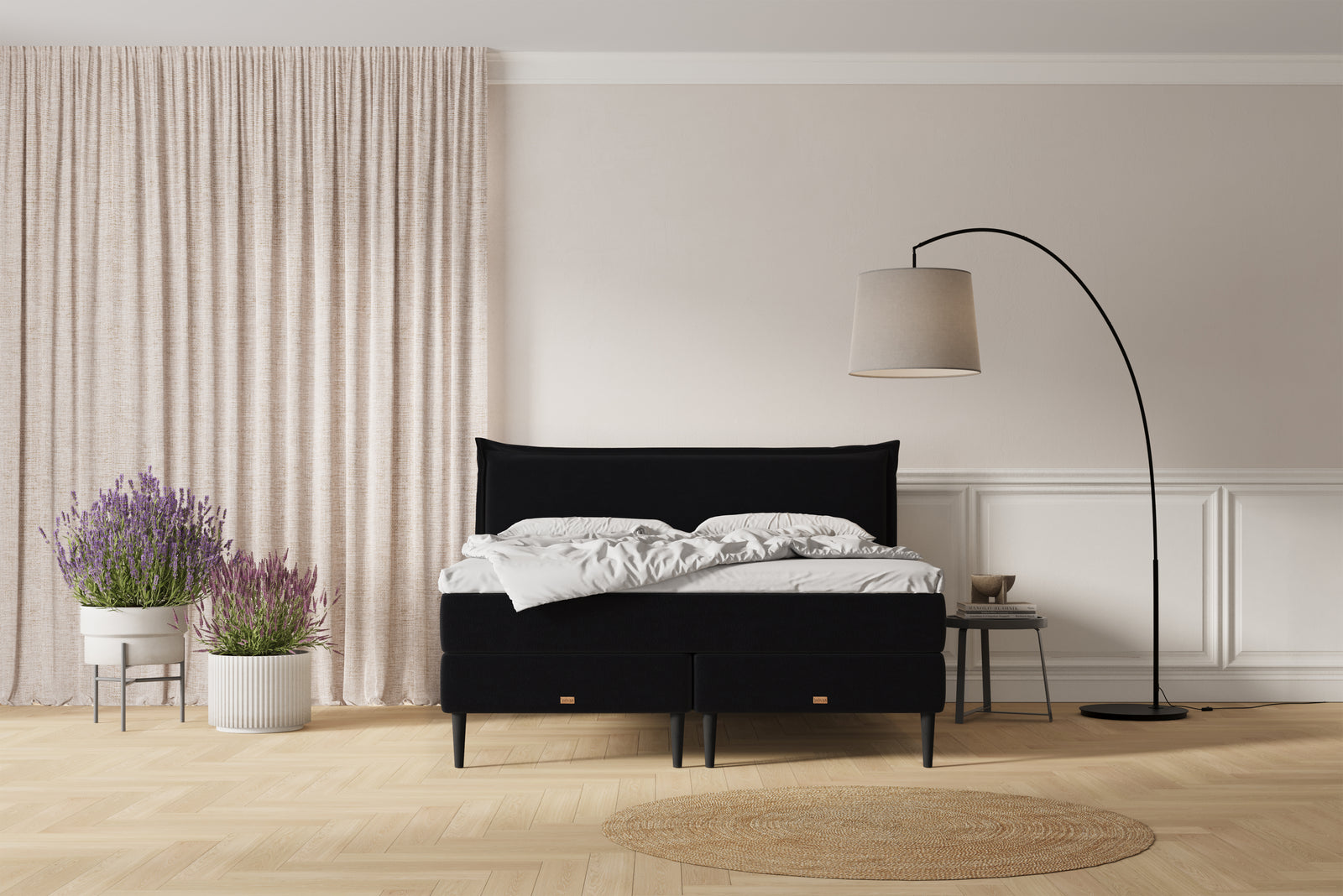 SÖVNN Nala Kontinentalseng - 180x200 - Sort