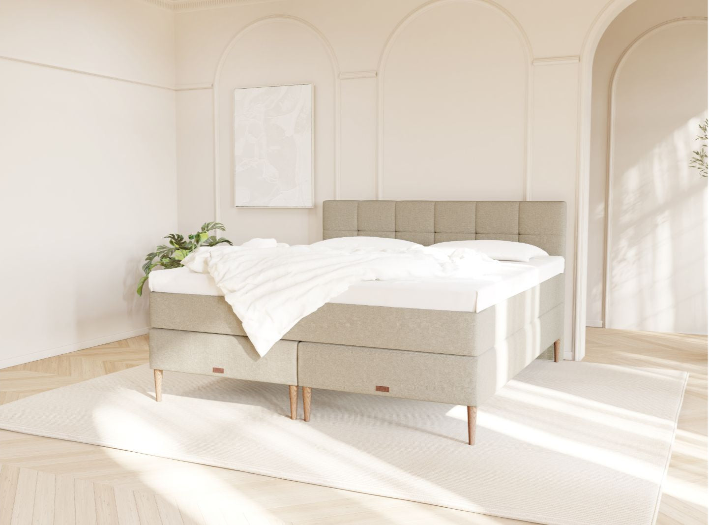 SÖVNN Nala Kontinentalseng - 80x200 - Sand
