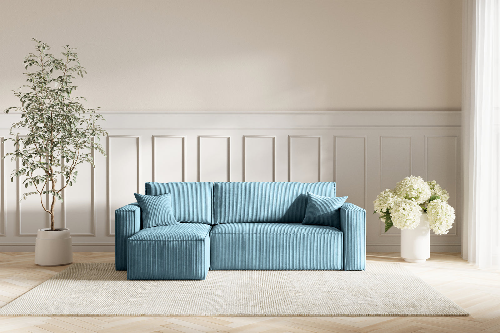 Neo Sovesofa L - Velvet Blue
