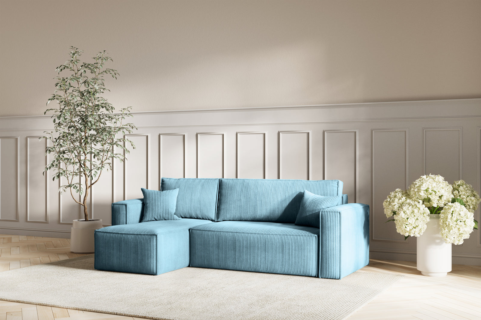 Neo Sovesofa L - Velvet Blue
