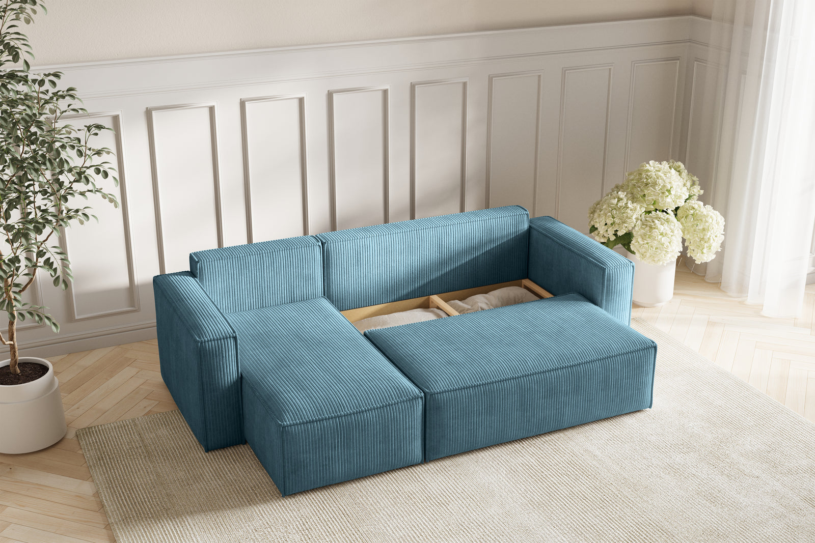 Neo Sovesofa L - Velvet Blue