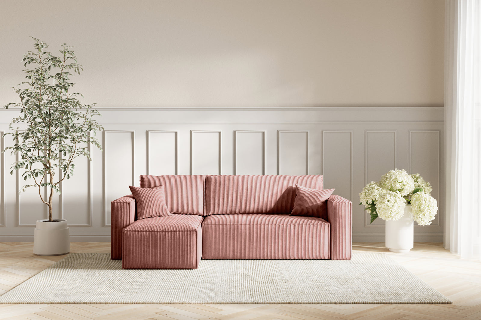 Neo Sovesofa L - Velvet Blush