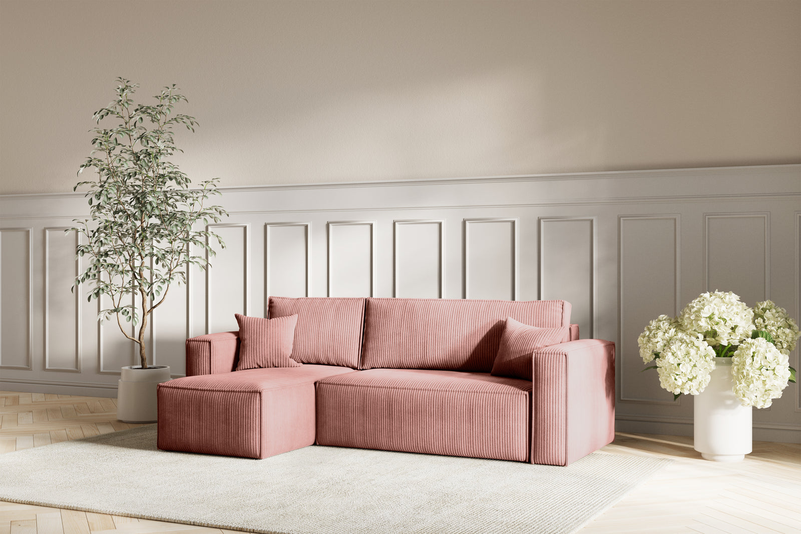 Neo Sovesofa L - Velvet Blush