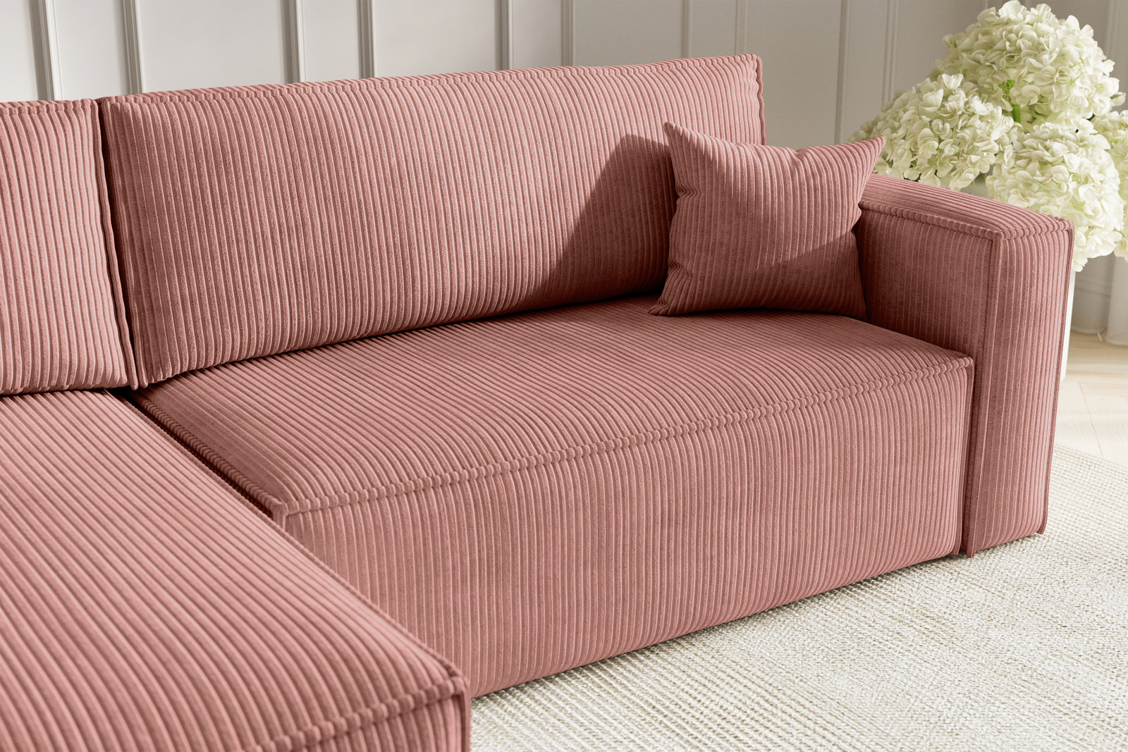 Neo Sovesofa L - Velvet Blush