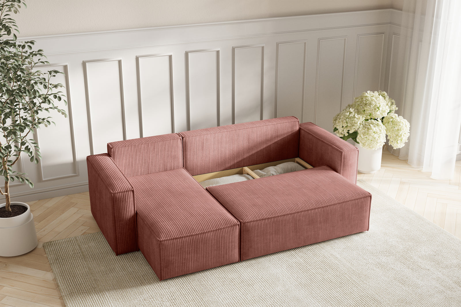 Neo Sovesofa L - Velvet Blush