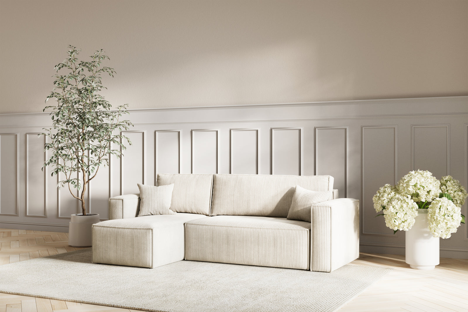 Neo Sovesofa L - Velvet Ivory