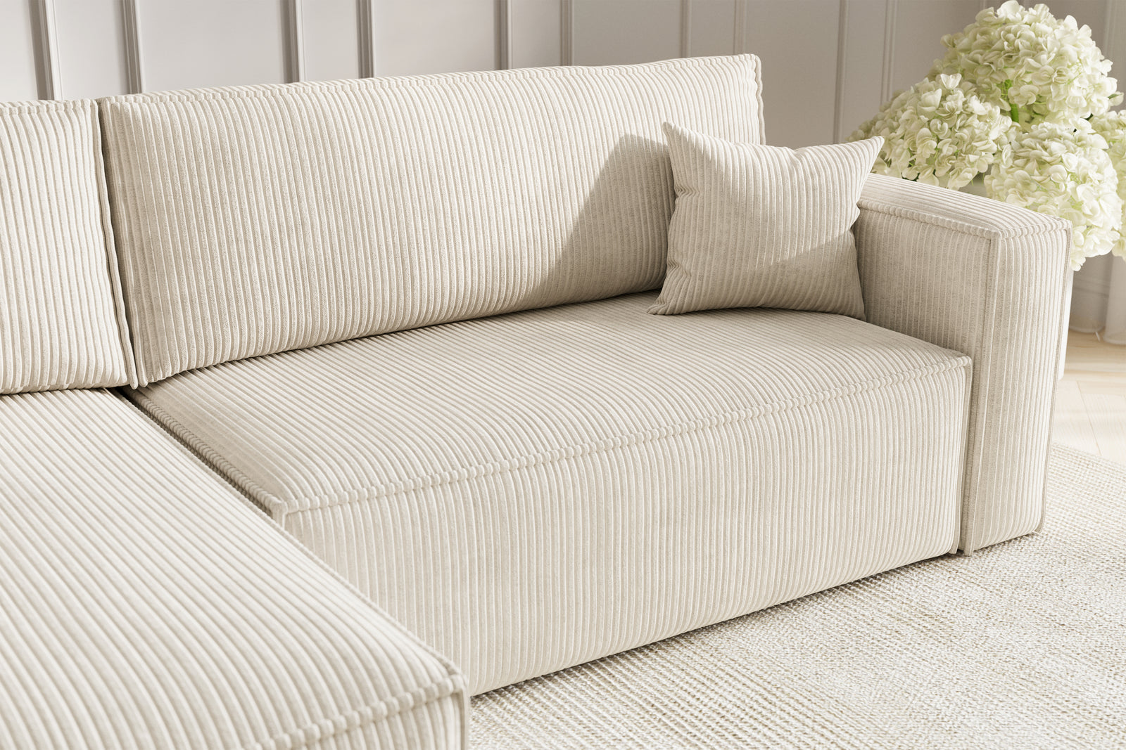 Neo Sovesofa L - Velvet Ivory