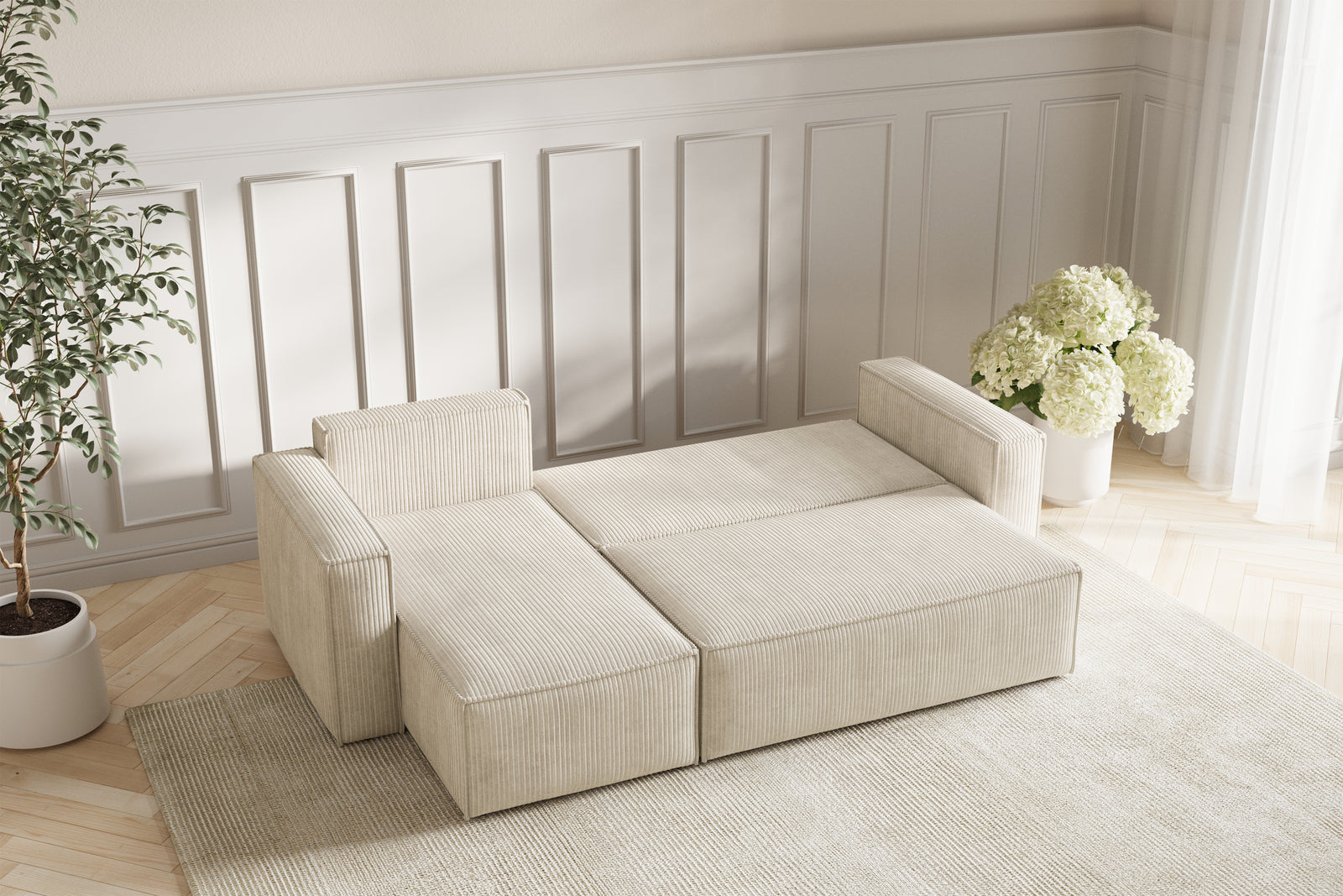 Neo Sovesofa L - Velvet Ivory