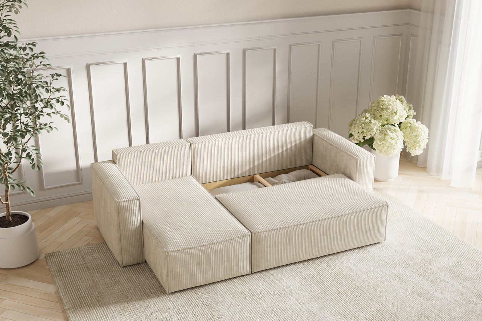 Neo Sovesofa L - Velvet Ivory