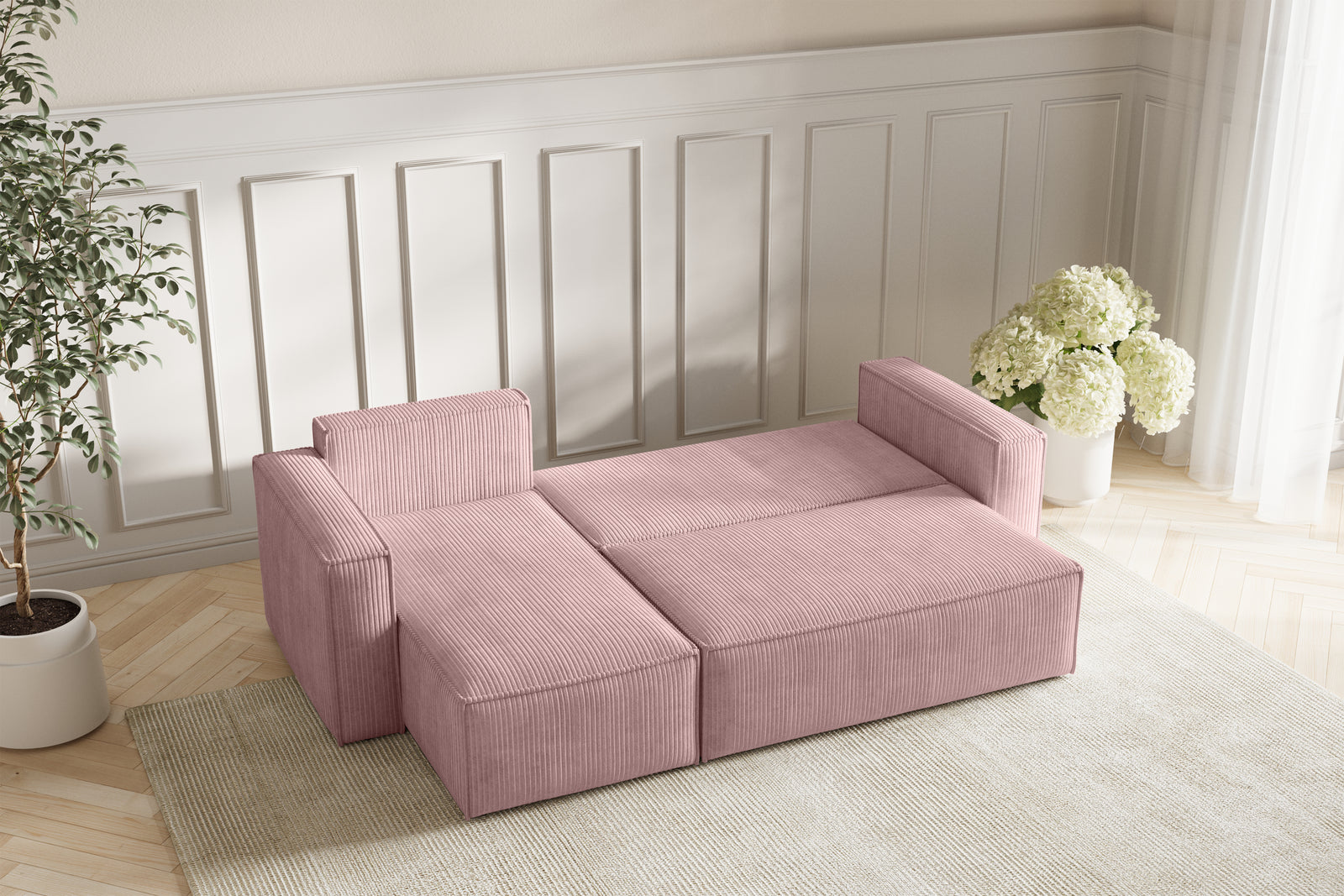 Neo Sovesofa L - Velvet Rose