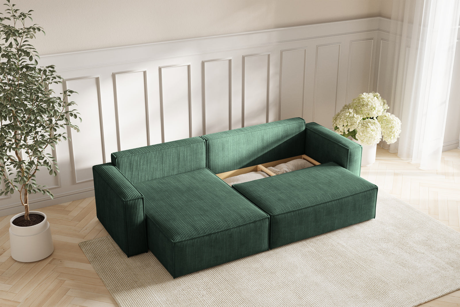 Neo Sovesofa L XL- Velvet Green