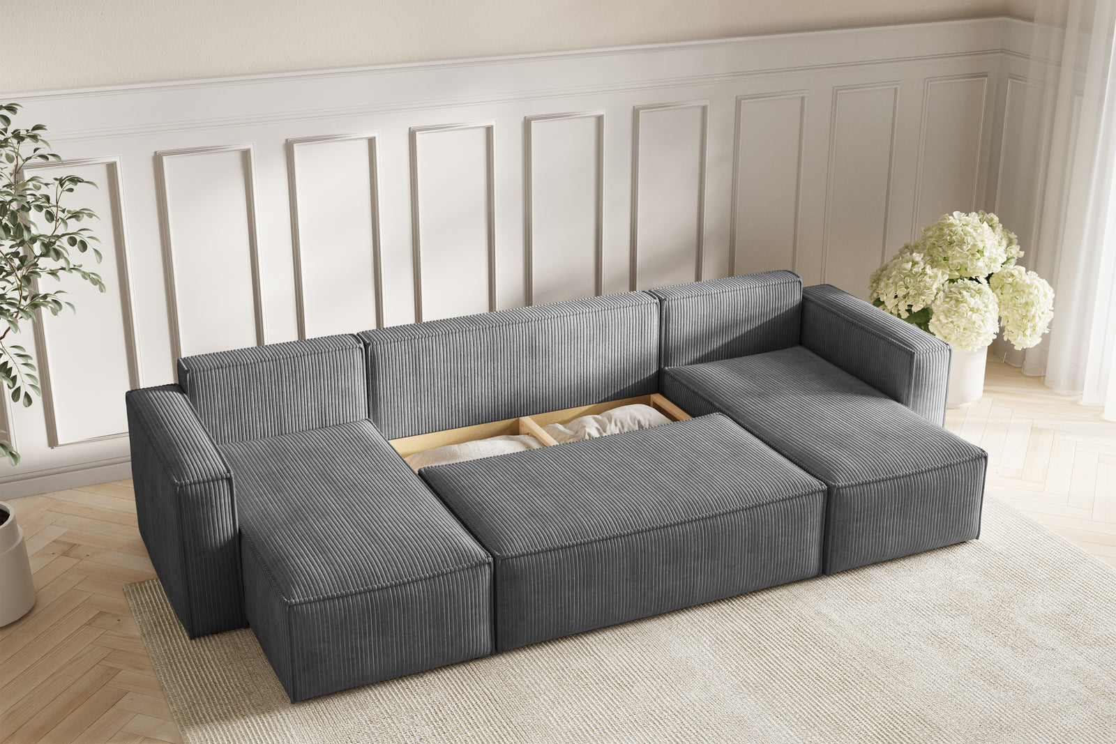 Neo Sovesofa U - Velvet Ash