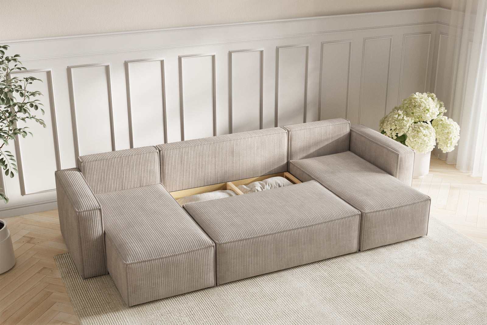 Neo Sovesofa U - Velvet Beige