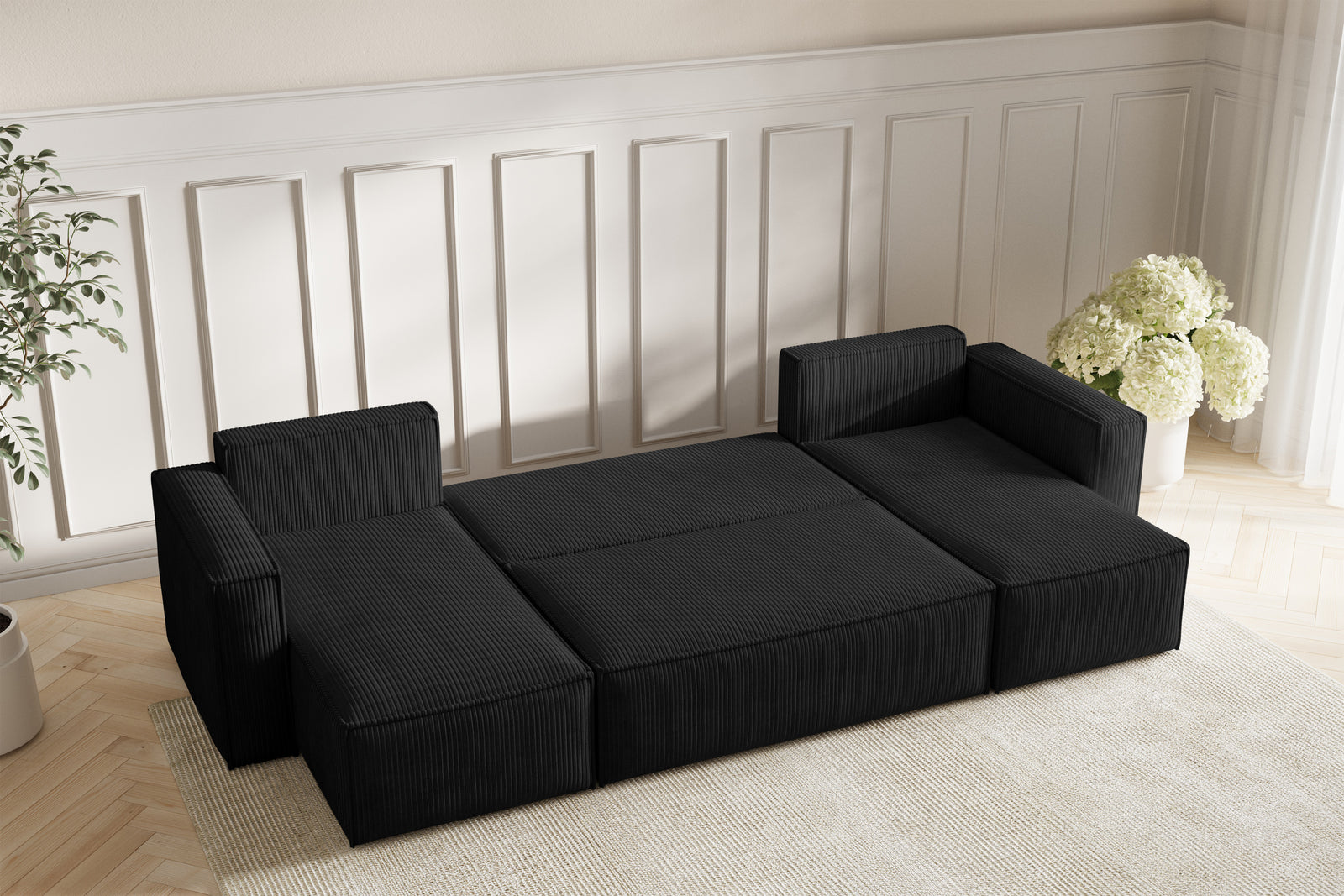 Neo Sovesofa U - Velvet Black