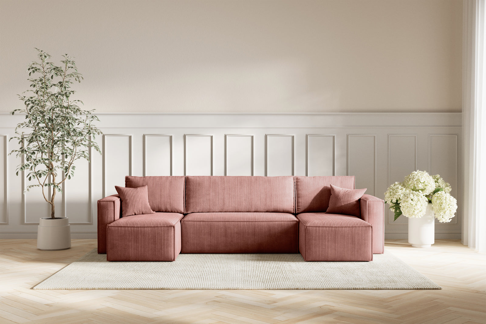 Neo Sovesofa U - Velvet Blush