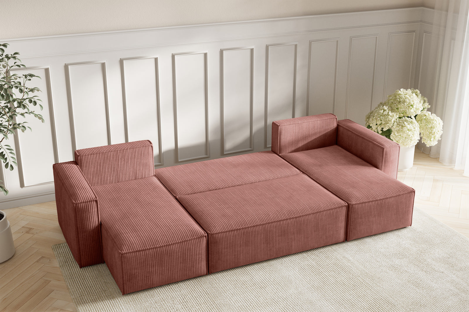 Neo Sovesofa U - Velvet Blush