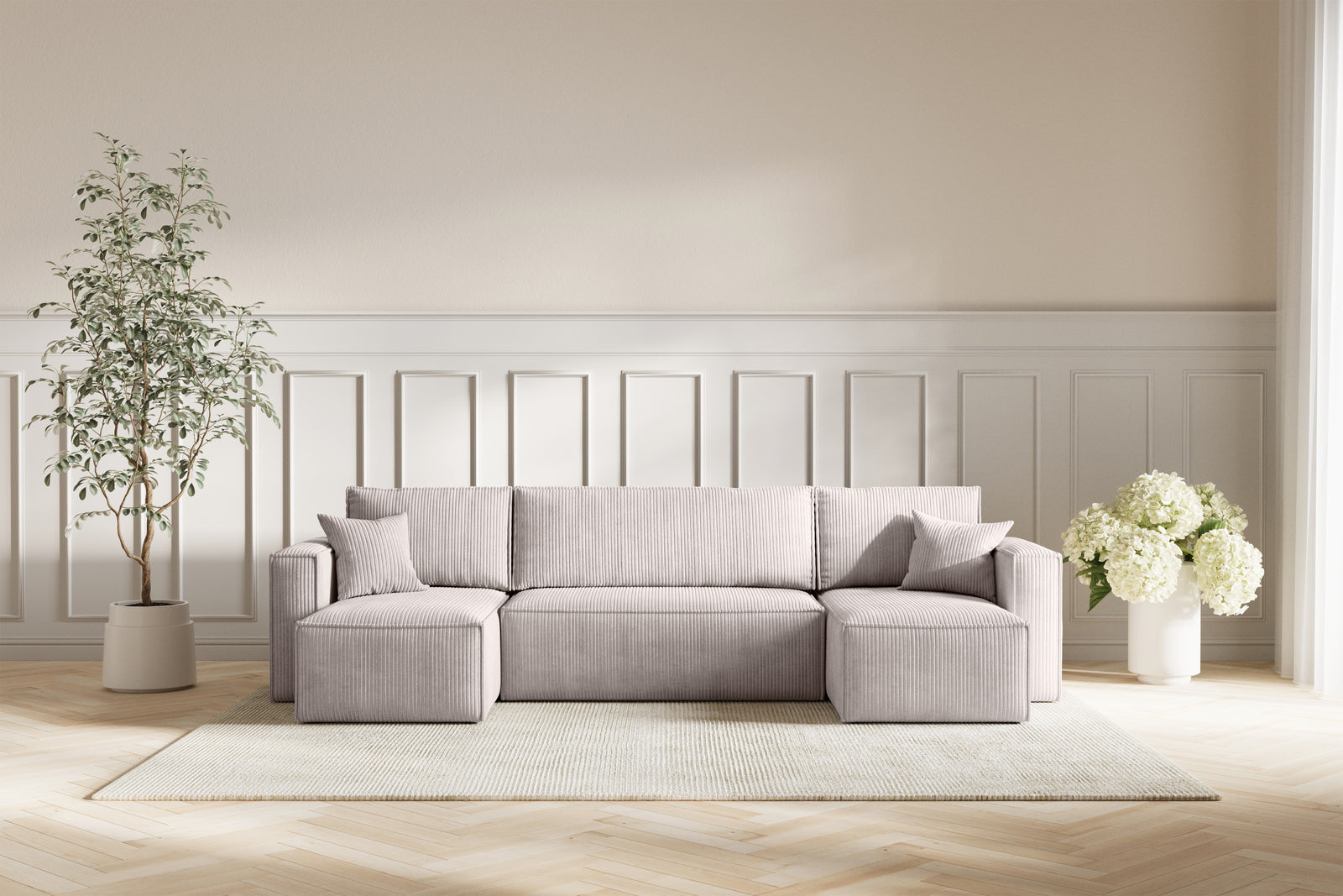 Neo Sovesofa U - Velvet Clay