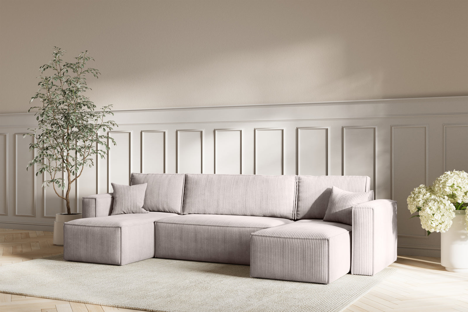 Neo Sovesofa U - Velvet Clay