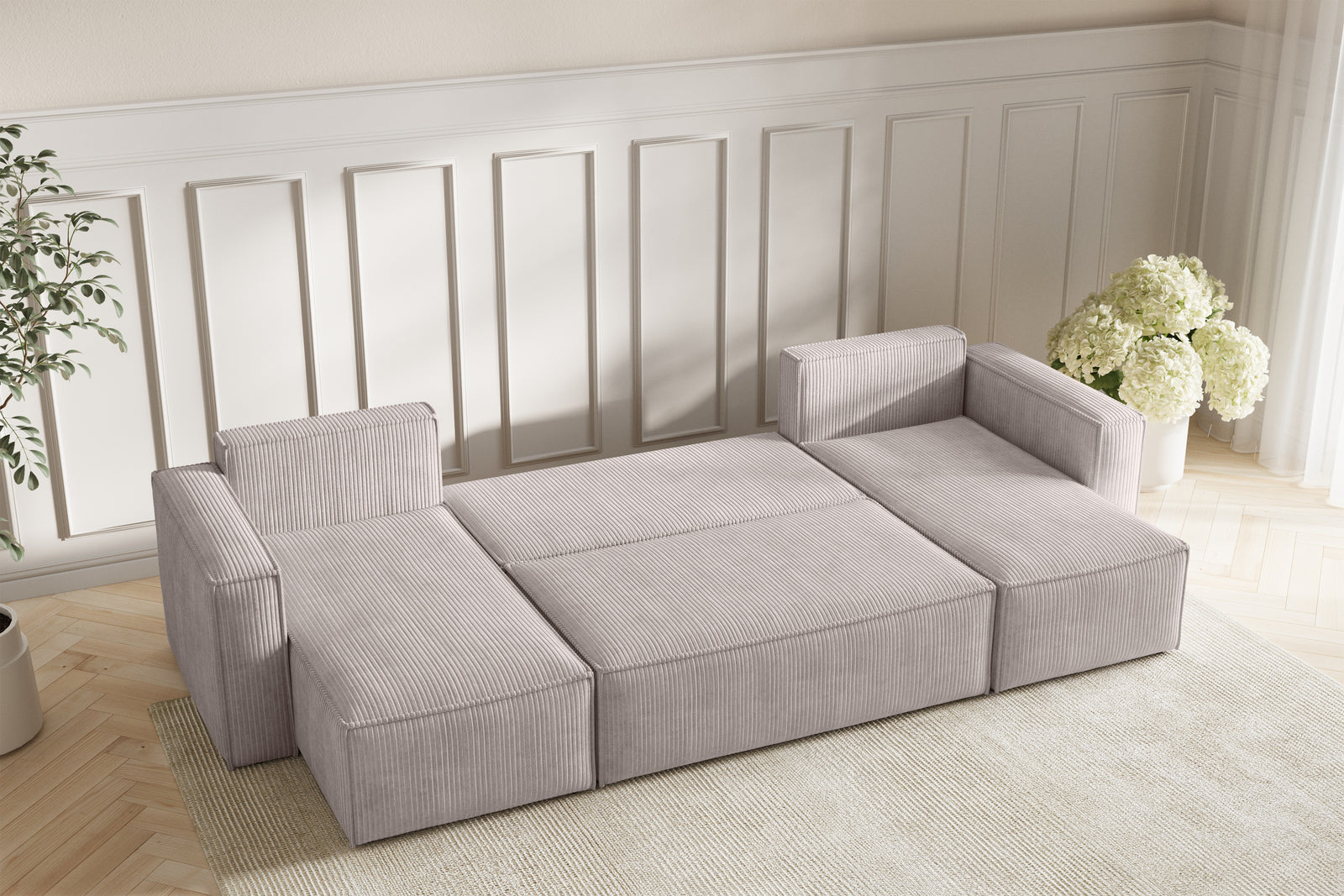 Neo Sovesofa U - Velvet Clay