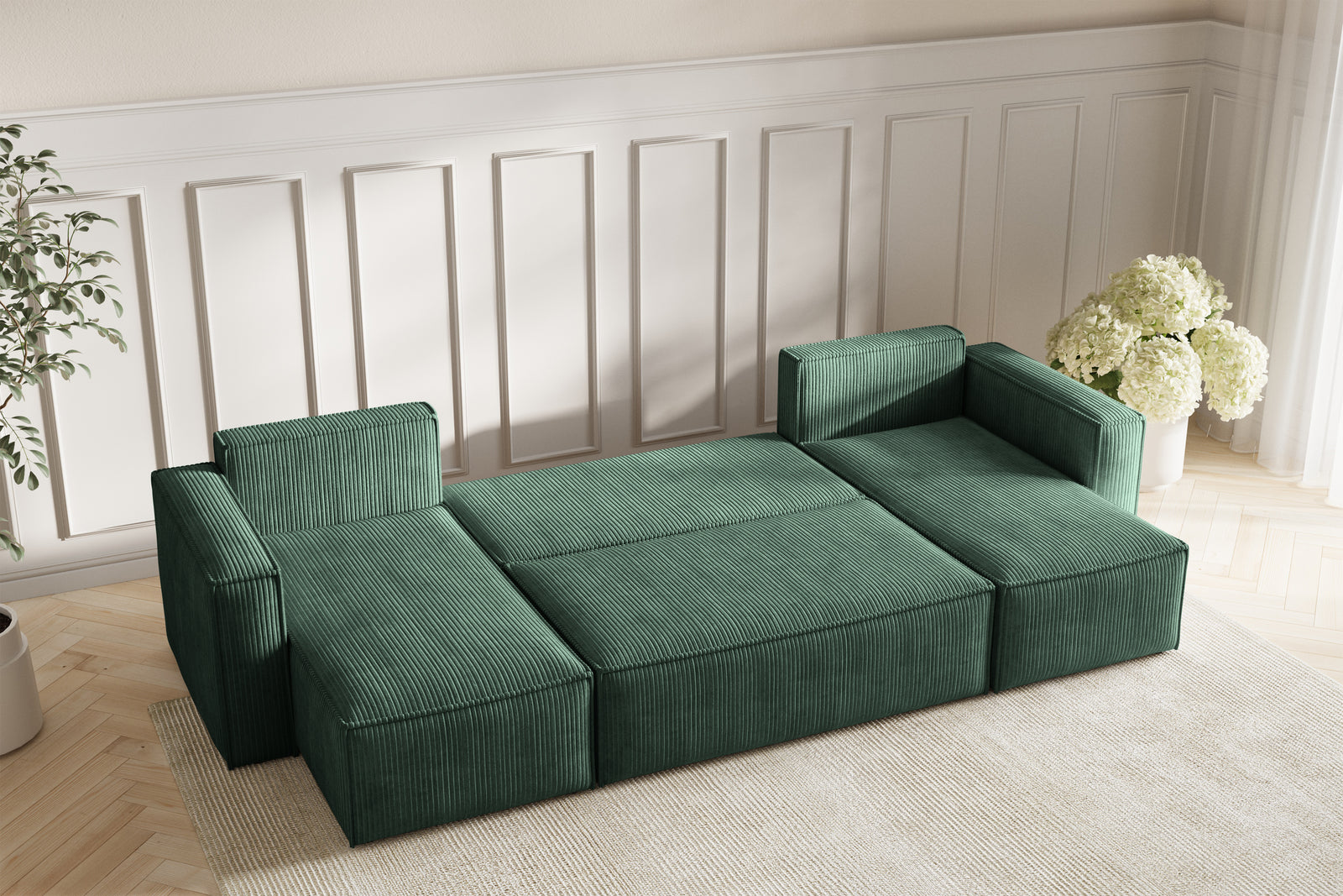 Neo Sovesofa U - Velvet Green