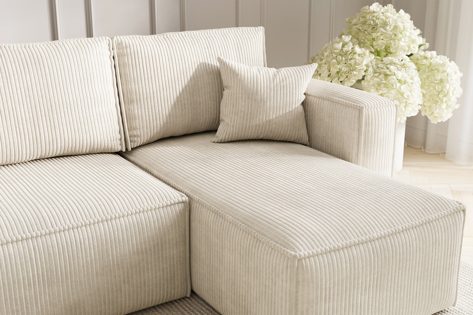 Neo Sovesofa U - Velvet Ivory