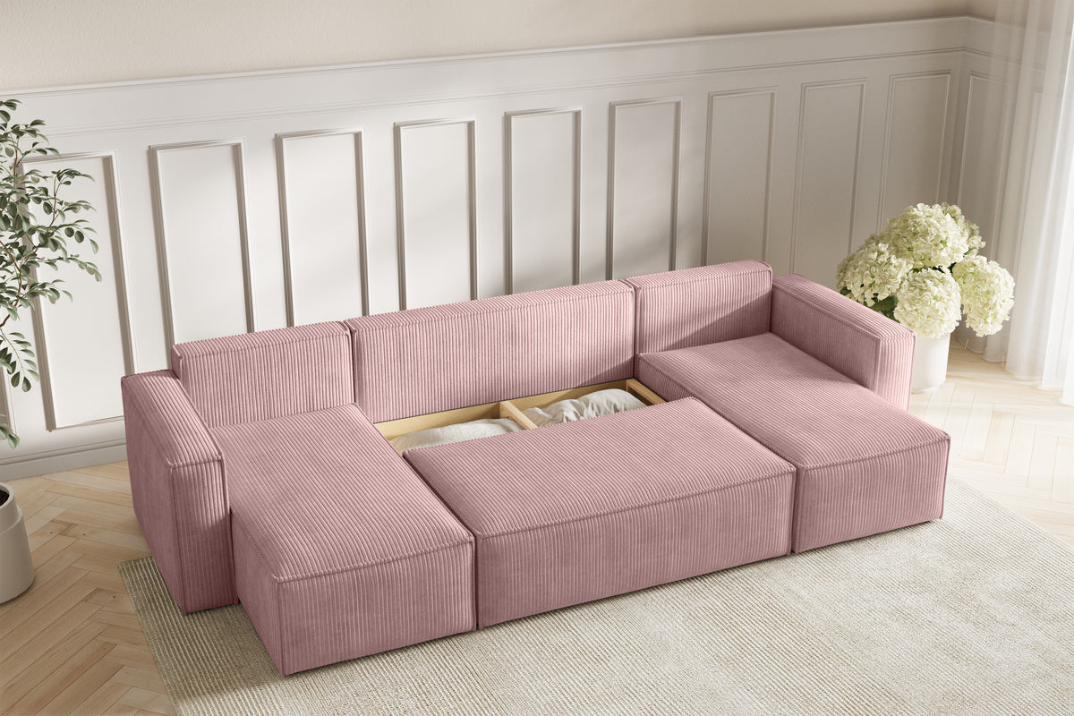 Neo Sovesofa U - Velvet Rose