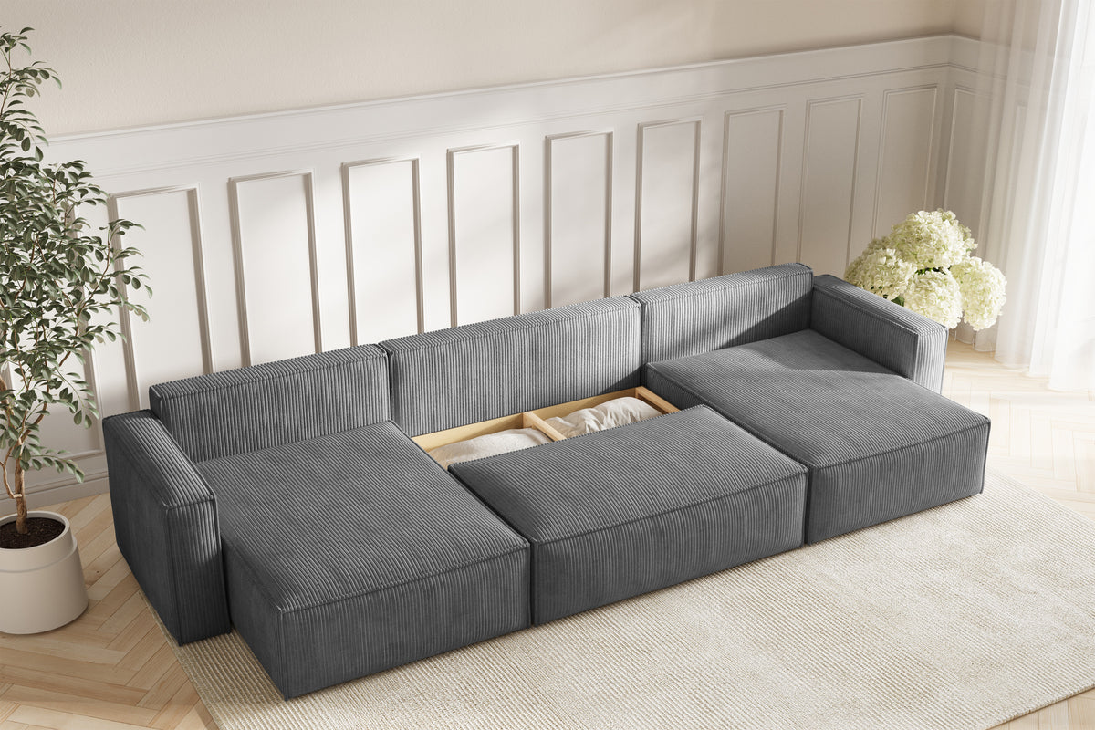 Neo Sovesofa U XL - Velvet Ash