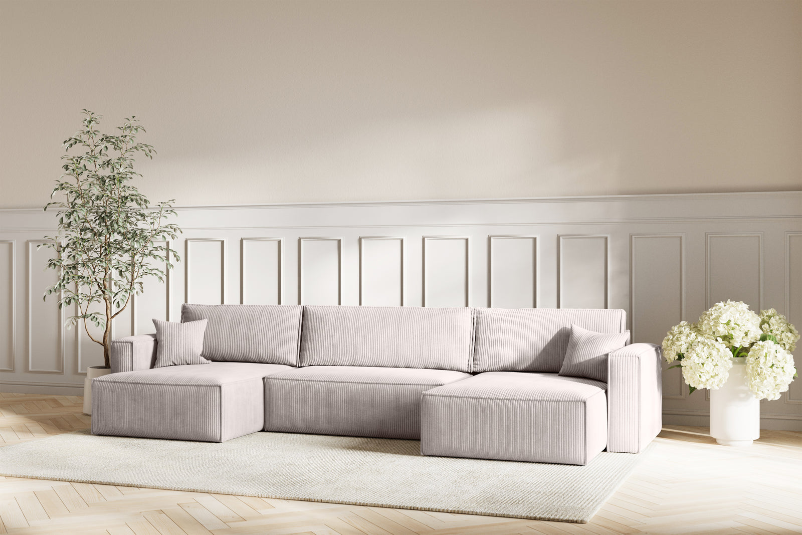 Neo Sovesofa U XL - Velvet Clay