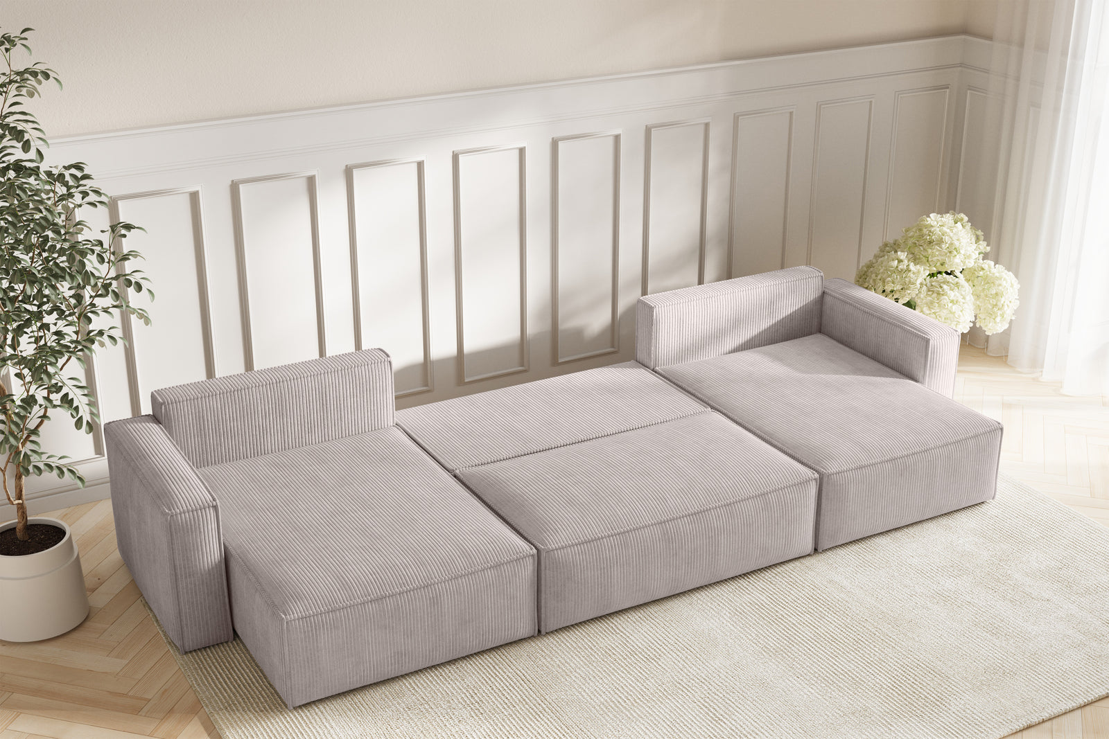 Neo Sovesofa U XL - Velvet Clay