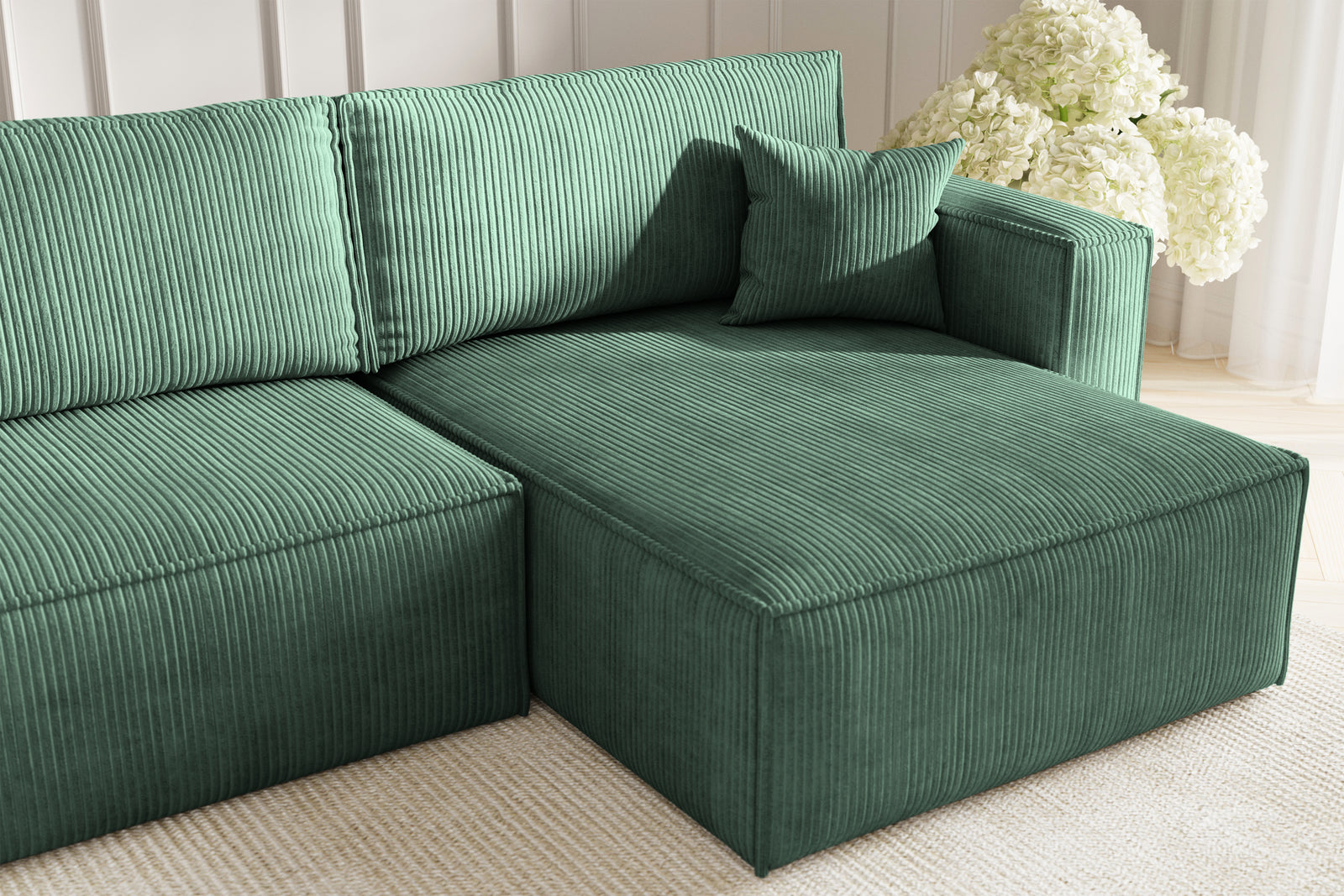 Neo Sovesofa U XL - Velvet Green