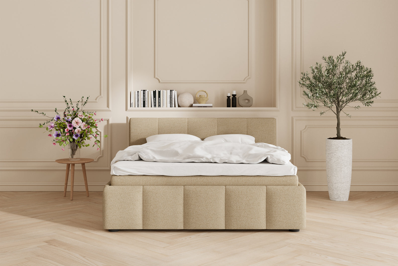 SÖVNN Neva sengeramme - 180x200 - Sand