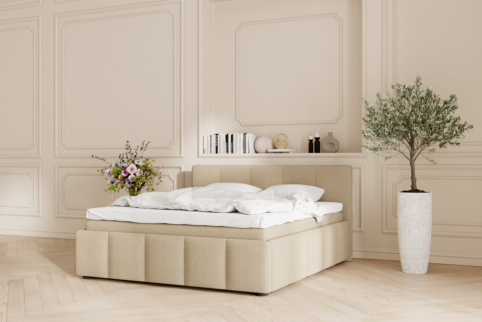 SÖVNN Neva sengeramme - 180x200 - Sand