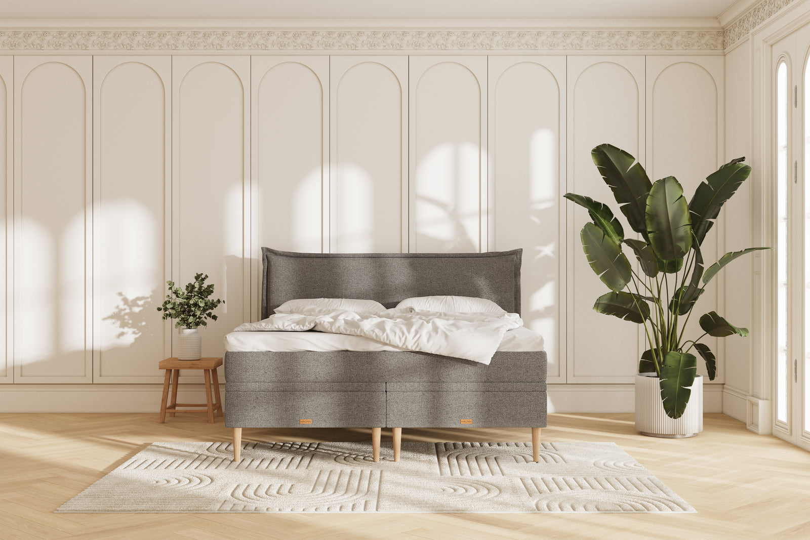 Noor Opbevaringsseng - 180x200 - grey