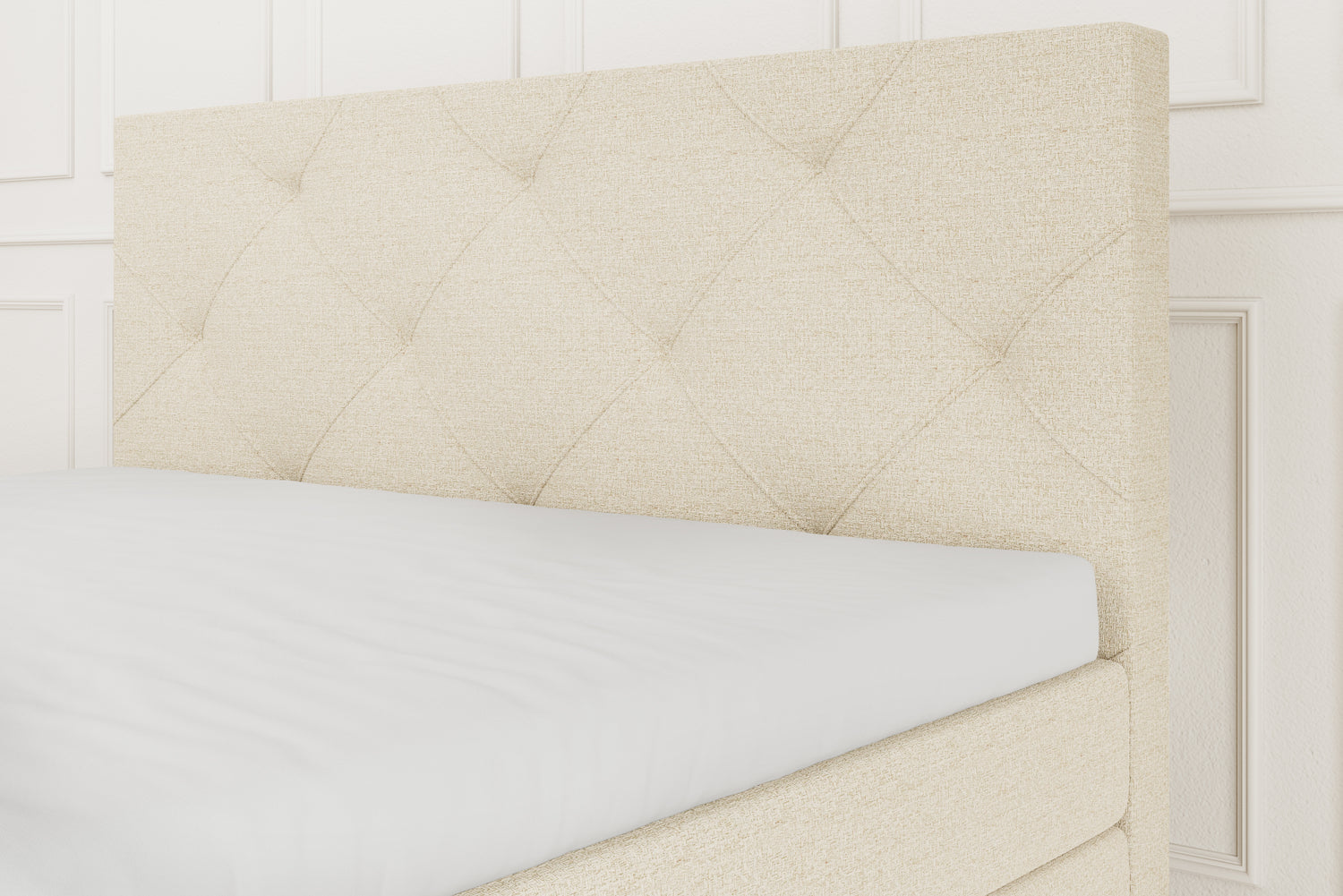 SÖVNN Nord Sengegavl - Lys beige - 140x120