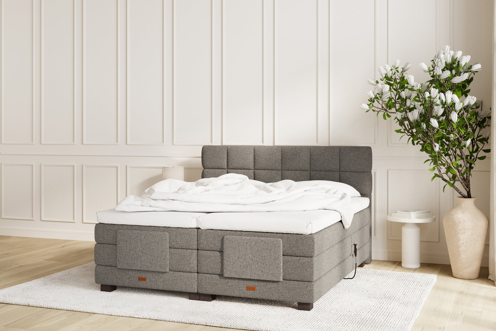 SÖVNN Osva Elevationsseng - 90x200 - Grå